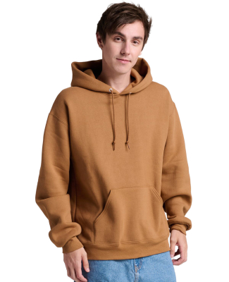 Jerzees H12M Unisex Rugged™ Hooded Sweatshirt in Golden pecan