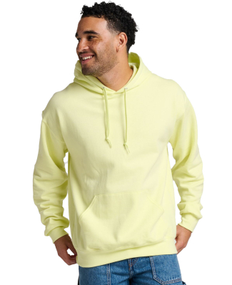Jerzees IC49M Unisex Ultimate™ CVC Ring-Spun Hoo in Celery juice