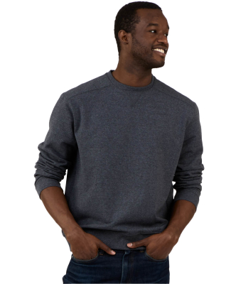 Boxercraft EM5160 Men's Recrafted Recycled Fleece in Black heather