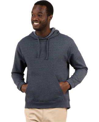 Boxercraft EM5370 Men's Recrafted Recycled Hooded  in Black heather
