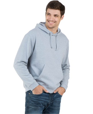 Boxercraft EM5370 Men's Recrafted Recycled Hooded  in Aluminum
