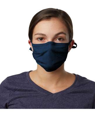 Hanes BMSKAR Adult 2-Ply Adjustable Mask in Navy
