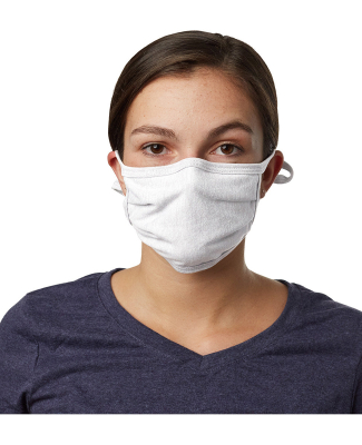 Hanes BMSKAR Adult 2-Ply Adjustable Mask in White