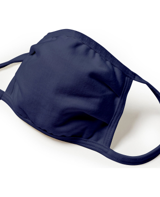 Hanes BMSKKR Youth 2-Ply Adjustable Mask in Navy