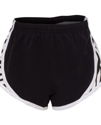 Boxercraft P62Y Girls’ Velocity 2 1/4" Running S in Black/ white/ zebra