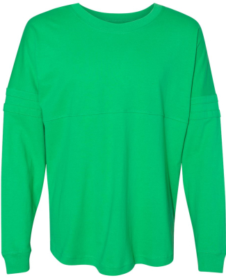 Boxercraft T14 Women's Jersey Pom Pom Long Sleeve  in Spring green