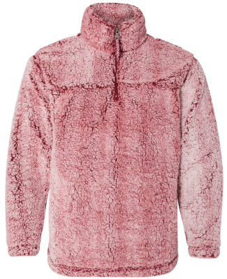 Boxercraft Q10 Unisex Sherpa Quart in Frosty garnet