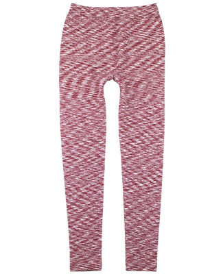 Boxercraft YK08 Girls Alpine Fleece Leggings in Garnet/ white