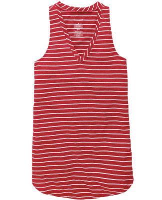 Boxercraft T89 Women's Margo Tank in Red stripe