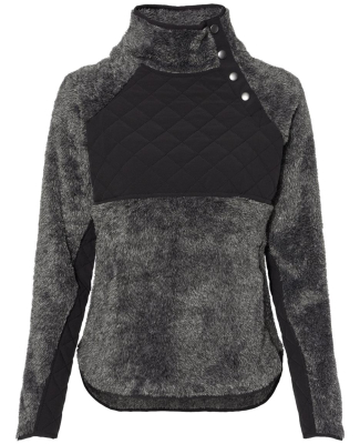 Boxercraft FZ06 Women's Quilted Fuz in Black pepper/ black