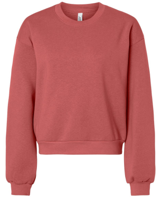 American Apparel RF494 Women's ReFlex Fleece Crewn in Canyon