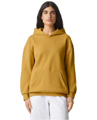 American Apparel RF498 Unisex ReFlex Fleece Hoodie in Mustard
