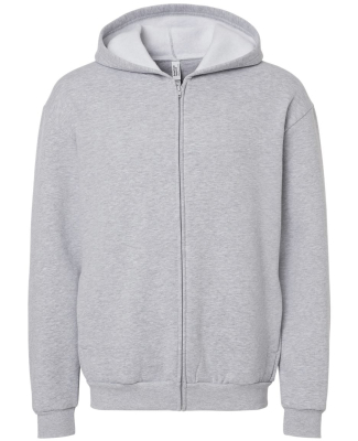 American Apparel RF497 Unisex ReFlex Fleece Full-Z in Heather grey