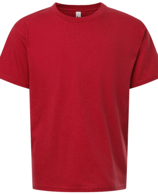 American Apparel 2001Y Youth Fine Jersey Tee in Red