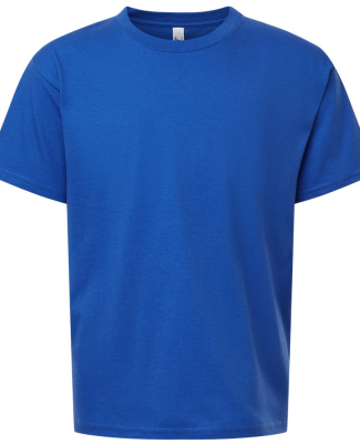American Apparel 2001Y Youth Fine Jersey Tee in Royal blue