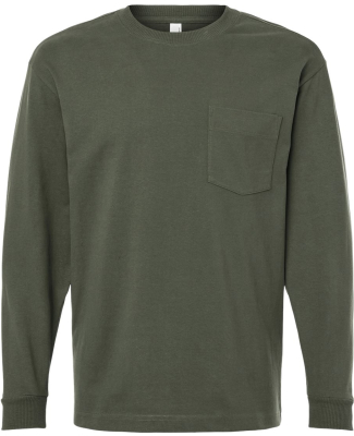 American Apparel 9410 Super Heavyweight Long Sleev in Lieutenant