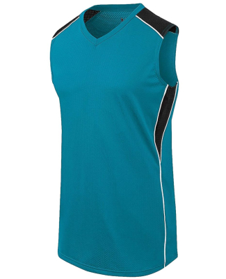 Augusta Sportswear 312162 Women's Dynamite Jersey in Teal/ black/ white