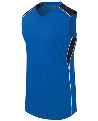 Augusta Sportswear 312163 Girls' Dynamite Jersey in Royal/ black/ white