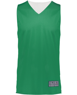 Augusta Sportswear 162 Youth Reversible 2.0 Jersey in Kelly/ white