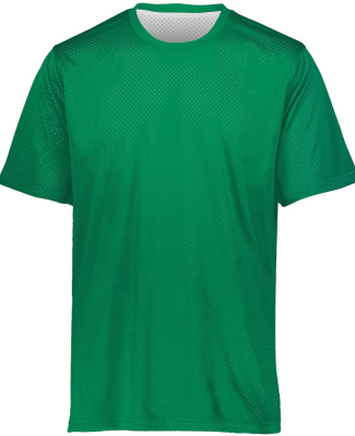 Augusta Sportswear 1602 Unisex Mesh Reversible Jer in Kelly/ white