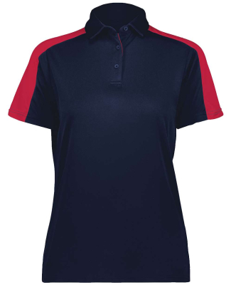 Augusta Sportswear 5029 Women's Two-Tone Vital Pol in Navy/ scarlet