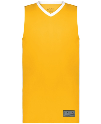 Augusta Sportswear 6886 Men's Match-Up Basketball  in Gold/ white