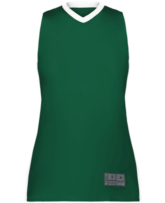 Augusta Sportswear 6888 Women's Match-Up Basketbal in Dark green/ white