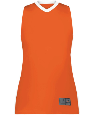 Augusta Sportswear 6888 Women's Match-Up Basketbal in Orange/ white