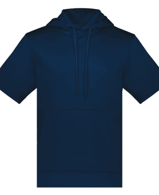 Augusta Sportswear 6871 Unisex Fleece Short Sleeve in Navy