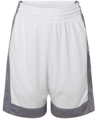 Augusta Sportswear 6890 Youth Match-Up Basketball  in White/ graphite