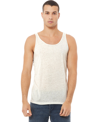 Bella + Canvas 3484 Unisex Triblend Tank in Oatmeal triblend