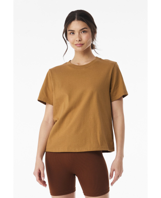 Bella + Canvas 6110 Women's 6 oz Heavyweight Tee in Toast