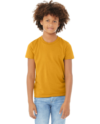 Bella + Canvas 3001Y Youth Jersey Tee in Mustard