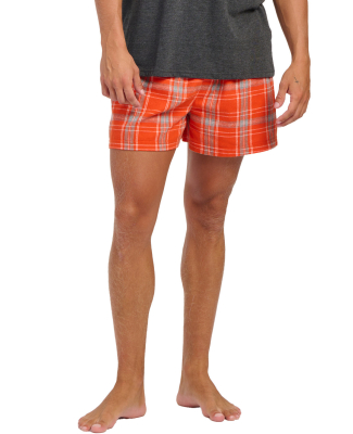 Boxercraft BM6701 Men's Double Brushed Flannel Box in Burnt orange kingston