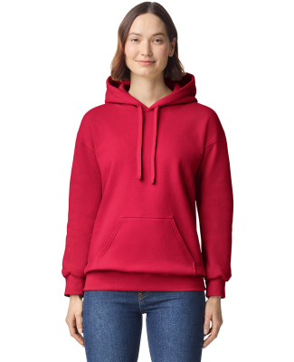 Gildan 19500 Unisex Hammer™ Maxweight Hooded Swe in Cherry red
