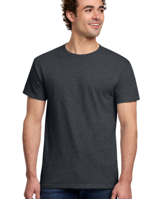 Gildan 3000 Unisex Light Cotton T-Shirt in Dark heather