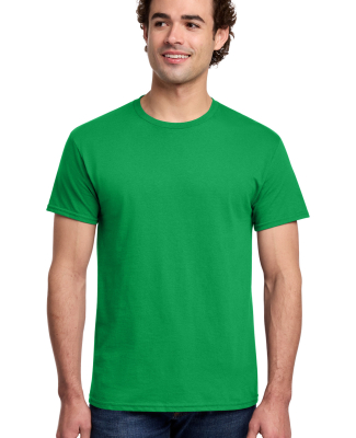 Gildan 3000 Unisex Light Cotton T-Shirt in Irish green