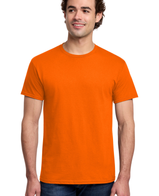 Gildan 3000 Unisex Light Cotton T-Shirt in S orange (safety org)