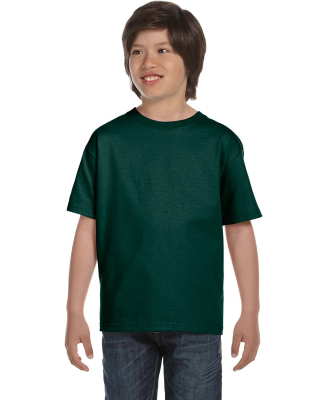 Gildan 8000B Youth DryBlend® T-Shirt in Forest green