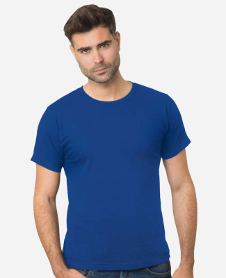 Bayside Apparel 2925 Men's Union-Made Fine Jersey  in Royal