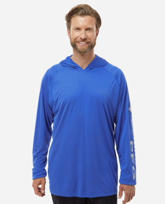 Columbia Sportswear 212482 Unisex PFG Terminal Tac in Vivid blue/ cool grey