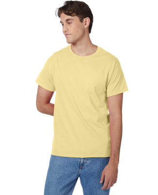 Hanes 5250 Unisex Authentic T-Shirt in Daffodil yellow