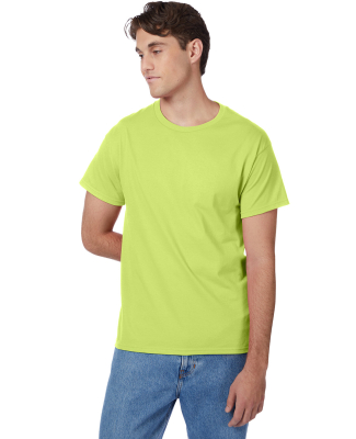 Hanes 5250 Unisex Authentic T-Shirt in Safety green