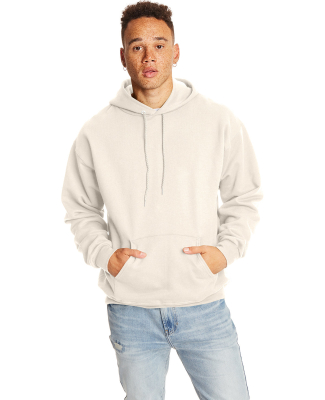 Hanes F170 Unisex Ultimate Cotton® Hooded Sweatsh in Natural