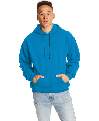 Hanes F170 Unisex Ultimate Cotton® Hooded Sweatsh in Teal