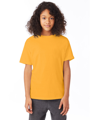 Hanes 5370 Youth Ecosmart™ T-Shirt in Gold