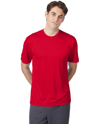 Hanes 4820 Unisex Cool DRI® Performance T-Shirt in Deep red