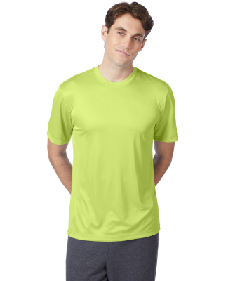 Hanes 4820 Unisex Cool DRI® Performance T-Shirt in Safety green
