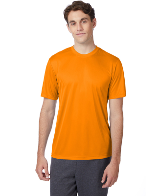 Hanes 4820 Unisex Cool DRI® Performance T-Shirt in Safety orange