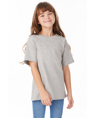 Hanes 5480 Youth Essential-T T-Shirt in Light steel